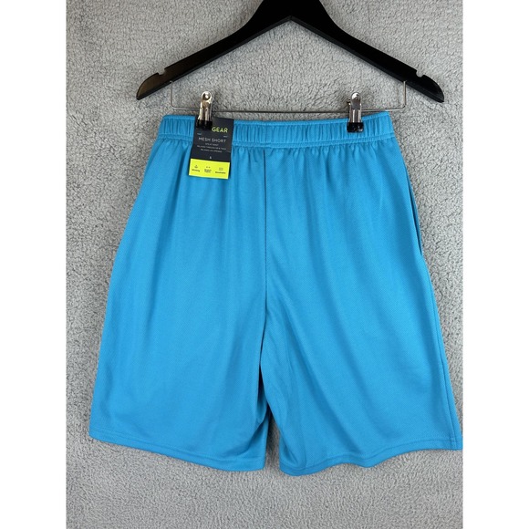 Tek Gear Mesh Shorts Mens Small Blue Athletic Gym Breathable Stretch Activewear - Picture 1 of 6